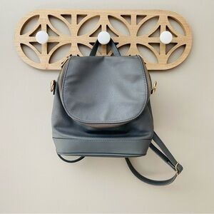 a new day Convertible Mini Backpack Gray Sz OS